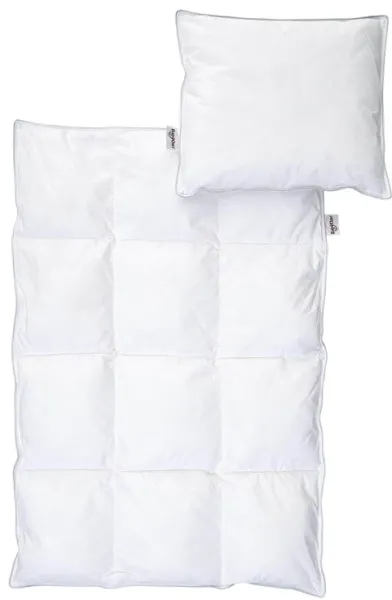 BabyDan Heart Microfaser-Babydecke und Babykissen, 67x100/40x45 cm