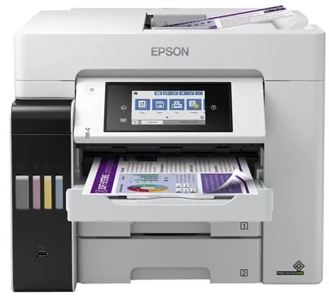 Epson EcoTank ET-5880 All-in-One-Tintenstrahldrucker Multifunktionsgerät mit Fax - Farbe - Tinte