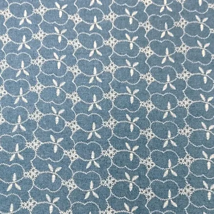 Denimstoff 145cm 51 Blume - 50cm