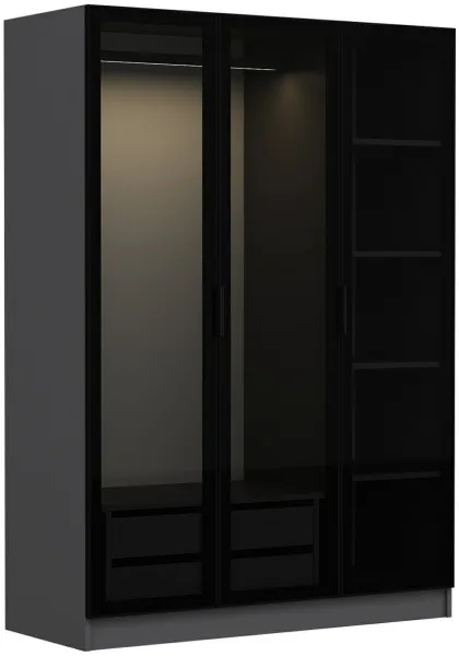 FUNZI LIVING Anthrazit Schwarz - 2271 Garderobe