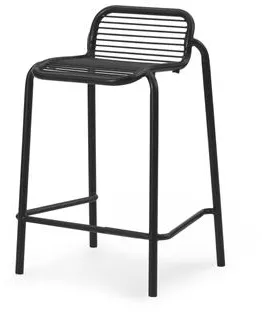 Normann Copenhagen Vig Barhocker H65 cm Schwarz