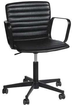 Magnus Olesen Butterfly Swivel Black Edition Leder/Stoff Drehstuhl Leder Savanne 30314