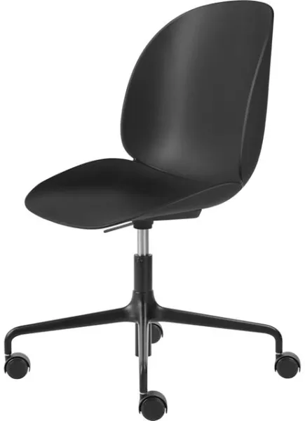 GUBI Beetle Bürostuhl Mit Leder/Leder