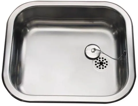 Juvel Intra juwel Spüle K400 400 x 340 mm Edelstahl, mit Stöpsel