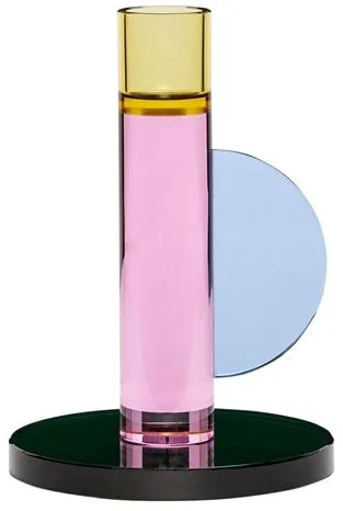 Hübsch Astro Kerzenhalter Rosa