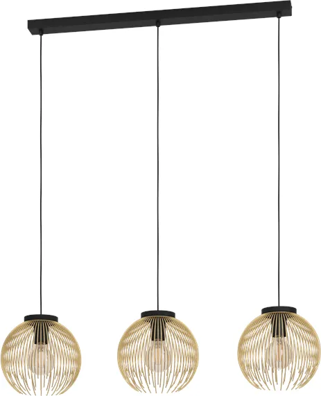 EGLO Venezuela Esstischlampe 3Xe27 L935 Gold