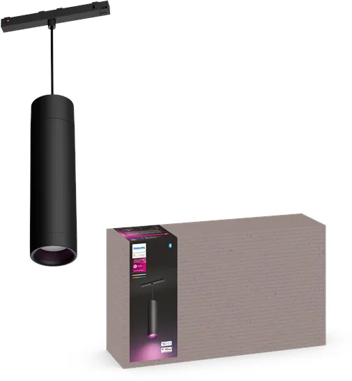 Philips Hue Perifo Pendelleuchte Zylinder - schwarz