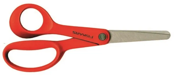 Fiskars Kinderschere für Linkshänder, rot, 13,5 cm