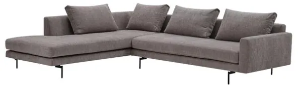 Wendelbo Edge V2 Modulares Sofa 12+34 Soft 3/Schwarz