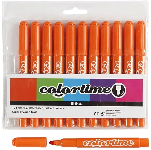 Creativ Company Orange Jumbo Marker 12 Stk.