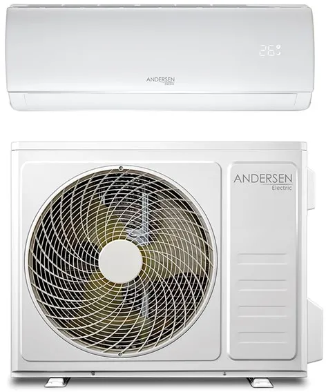 Andersen Electric AE 12000 Luft-Luft-Wärmepumpe mit WiFi, 3,8 kW, 5–72 m², Weiß